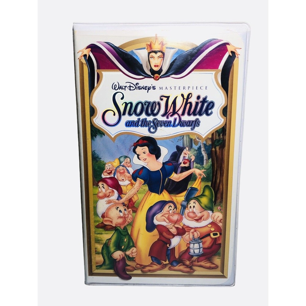 Snow White & the Seven Dwarfs (VHS, 1994) Masterpiece Collection #1524